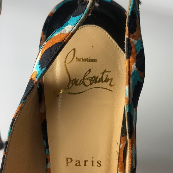 Christian Louboutin Jenny 150 Fabric Pumps 37 - Picture 3 of 9